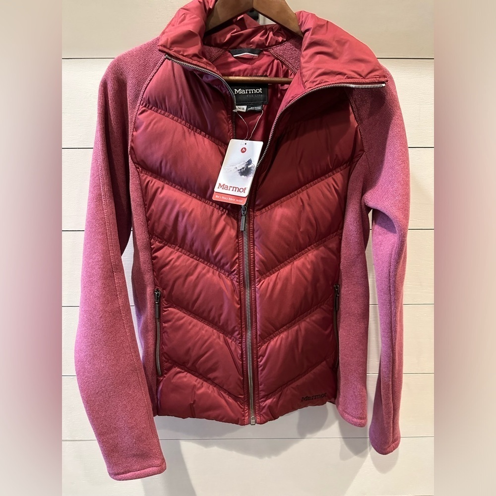 Marmot Women's Ithaca Hybrid Berry Puffer Jacket- size Medium